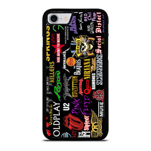 CLASSIC ROCK BAND COLLAGE iPhone SE 2022 Case Cover