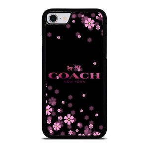 COACH FLOWERS PURPLE iPhone SE 2022 Case Cover