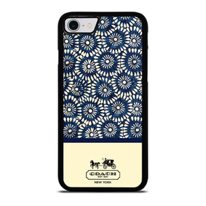 COACH NEW YORK BLUE FLORAL BATIK iPhone SE 2022 Case Cover COACH NEW YORK BLUE FLORAL BATIK iPhone SE 2022 Case Cover