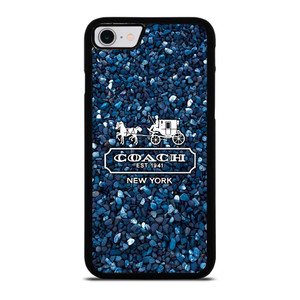 COACH NEW YORK BLUE STONE iPhone SE 2022 Case Cover COACH NEW YORK BLUE STONE iPhone SE 2022 Case Cover