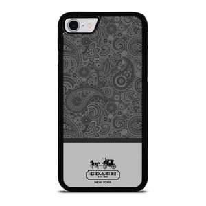 COACH NEW YORK GREY BATIK iPhone SE 2022 Case Cover COACH NEW YORK GREY BATIK iPhone SE 2022 Case Cover
