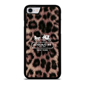 COACH NEW YORK LEOPARD iPhone SE 2022 Case Cover