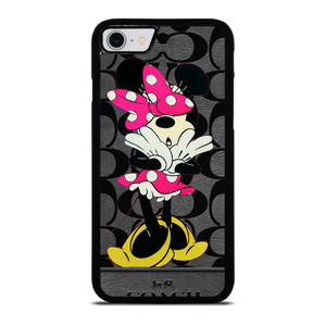 COACH NEW YORK MINNIE MOUSE iPhone SE 2022 Case Cover COACH NEW YORK MINNIE MOUSE iPhone SE 2022 Case Cover