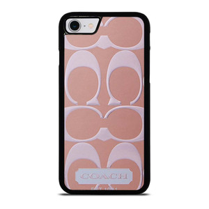 COACH NEW YORK PINK PATTERN iPhone SE 2022 Case Cover