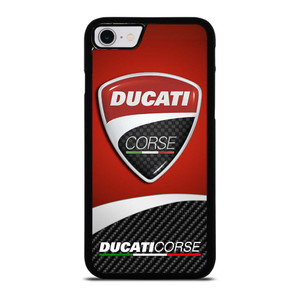DUCATI CORSE LOGO CARBON iPhone SE 2022 Case Cover