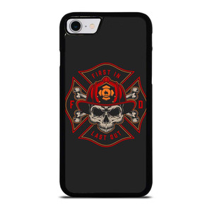 FIREFIGHTER FIREMAN SKULL LOGO iPhone SE 2022 Case Cover