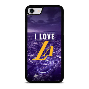 I LOVE LA LAKERS NBA LOGO iPhone SE 2022 Case Cover