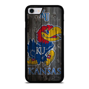 KANSAS JAYHAWKS WOODEN LOGO iPhone SE 2022 Case Cover