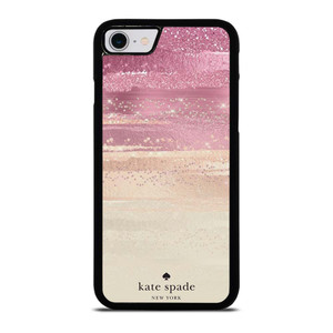 KATE SPADE NEW YORK ROSE GOLD GLITTER iPhone SE 2022 Case Cover KATE SPADE NEW YORK ROSE GOLD GLITTER iPhone SE 2022 Case Cover