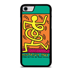 KEITH HARING MONTREUX 1983 iPhone SE 2022 Case Cover