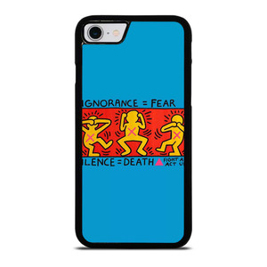 KEITH HARING SILENCE DEATH iPhone SE 2022 Case Cover