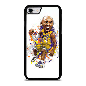 LA LAKERS KOBE BRYANT CARTOON iPhone SE 2022 Case Cover