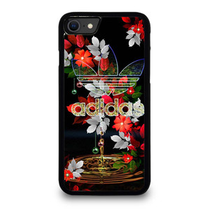 ADIDAS FLOWER PATTERN iPhone SE 2020 Case Cover