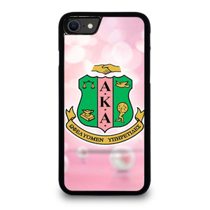 AKA PINK AND GREEN LOGO 2 iPhone SE 2020 Case Cover