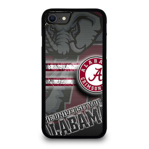 ALABAMA CRIMSON TIDE CARBON iPhone SE 2020 Case Cover
