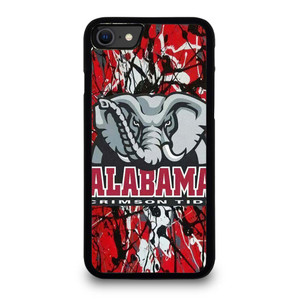 ALABAMA CRIMSON TIDE SPLASHED LOGO iPhone SE 2020 Case Cover