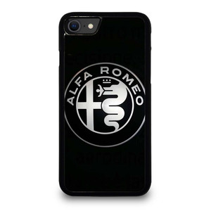 ALFA ROMEO METAL BLACK iPhone SE 2020 Case Cover