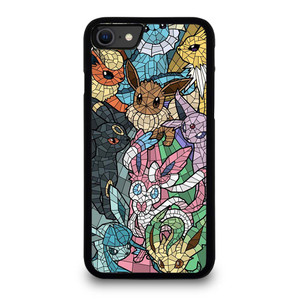 ALL POKEMON EEVEE MOZAIC iPhone SE 2020 Case Cover