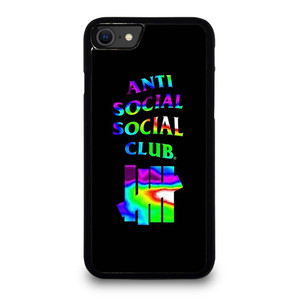 ANTI SOCIAL CLUB UNDEFEATED RAINBOW iPhone SE 2020 Case Cover