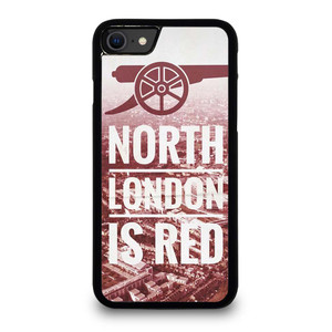 ARSENAL NORTH LONDON IS RED iPhone SE 2020 Case Cover
