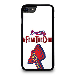 ATLANTA BRAVES FEAR CHOP SLOGAN iPhone SE 2020 Case Cover