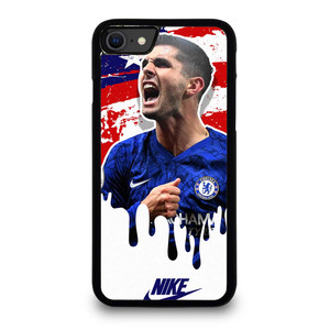 CHRISTIAN PULISIC USA FLAG NIKE iPhone SE 2020 Case Cover CHRISTIAN PULISIC USA FLAG NIKE iPhone SE 2020 Case Cover