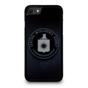 CIA CENTRAL INTELLIGENCE AGENCY METAL LOGO iPhone SE 2020 Case Cover