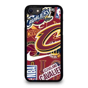 CLEVELAND CAVALIERS NBA STICKER BOMB iPhone SE 2020 Case Cover CLEVELAND CAVALIERS NBA STICKER BOMB iPhone SE 2020 Case Cover