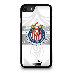 CLUB DEPORTIVO GUADALAJARA PUMA WHITE iPhone SE 2020 Case Cover CLUB DEPORTIVO GUADALAJARA PUMA WHITE iPhone SE 2020 Case Cover
