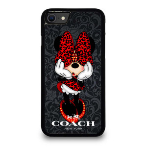 COACH MINNIE MOUSE CARTOON iPhone SE 2020 Case Cover