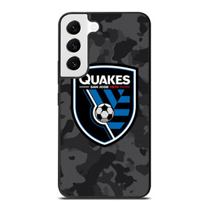 SAN JOSE EARTHQUAKES MLS BLACK CAMO Samsung Galaxy S22 Case Cover