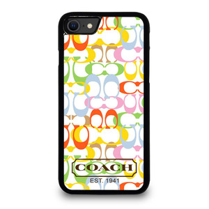 COACH NEW YORK COLORFUL iPhone SE 2020 Case Cover
