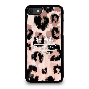 COACH NEW YORK LEOPARD SKIN iPhone SE 2020 Case Cover