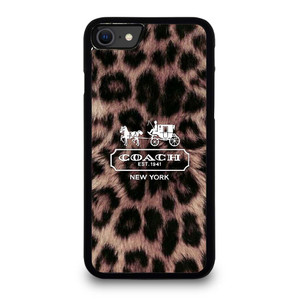 COACH NEW YORK LEOPARD iPhone SE 2020 Case Cover
