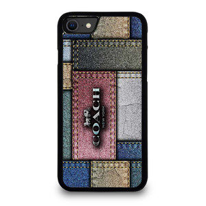 COACH NEW YORK LOGO JEANS iPhone SE 2020 Case Cover COACH NEW YORK LOGO JEANS iPhone SE 2020 Case Cover