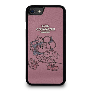 COACH NEW YORK PINK MICKEY MOUSE iPhone SE 2020 Case Cover COACH NEW YORK PINK MICKEY MOUSE iPhone SE 2020 Case Cover