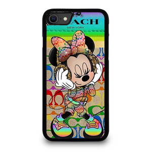 COACH RAINBOW MICKEY iPhone SE 2020 Case Cover