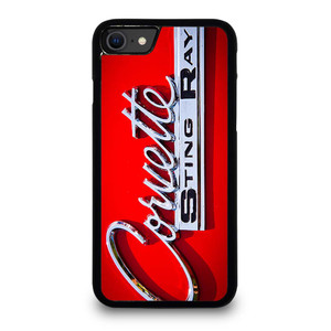 CORVETTE STINGRAY RED EMBLEM iPhone SE 2020 Case Cover