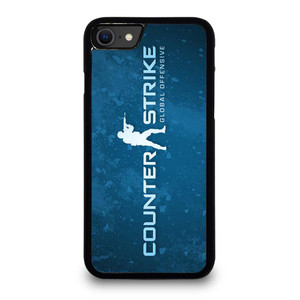 COUNTER STRIKE CSGO LOGO BLUE iPhone SE 2020 Case Cover