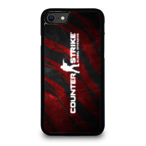 COUNTER STRIKE CSGO LOGO RED iPhone SE 2020 Case Cover