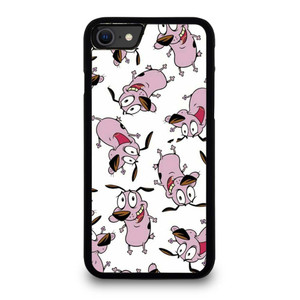 COURAGE THE COWARDLY DOG COLLAGE iPhone SE 2020 Case Cover COURAGE THE COWARDLY DOG COLLAGE iPhone SE 2020 Case Cover
