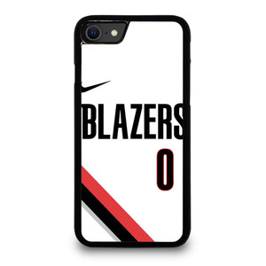 DAMIAN LILLARD PORTLAND TRAIL BLAZERS WHITE iPhone SE 2020 Case Cover DAMIAN LILLARD PORTLAND TRAIL BLAZERS WHITE iPhone SE 2020 Case Cover