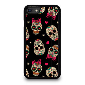 DAY OF THE DEAD CUTE PATTERN iPhone SE 2020 Case Cover