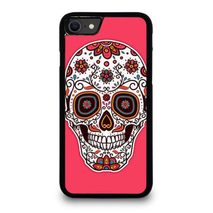 DAY OF THE DEAD PINK iPhone SE 2020 Case Cover DAY OF THE DEAD PINK iPhone SE 2020 Case Cover