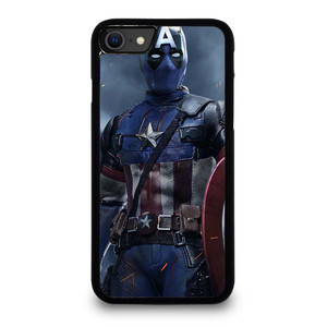 DEADPOOL CAPTAIN AMERICA MARVEL iPhone SE 2020 Case Cover