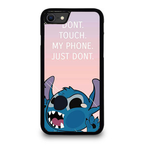 DISNEY STITCH DONT TOUCH MY PHONE  iPhone SE 2020 Case Cover