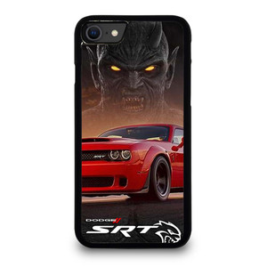 DODGE SRT DEMON CAR LOGO iPhone SE 2020 Case Cover DODGE SRT DEMON CAR LOGO iPhone SE 2020 Case Cover