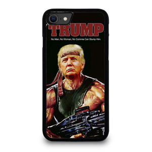DONALD TRUMP RAMBO iPhone SE 2020 Case Cover DONALD TRUMP RAMBO iPhone SE 2020 Case Cover