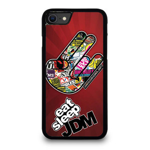 EAT SLEEP JDM LOGO iPhone SE 2020 Case Cover EAT SLEEP JDM LOGO iPhone SE 2020 Case Cover