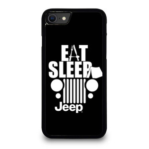 EAT SLEEP JEEP ART iPhone SE 2020 Case Cover